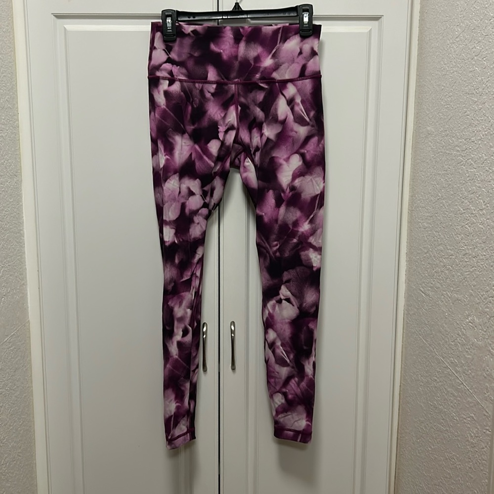 Mid rise print lululemon leggings